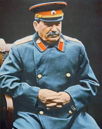 Stalin alla Conferenza di Yalta, febbraio 1945 (foto) da English Photographer