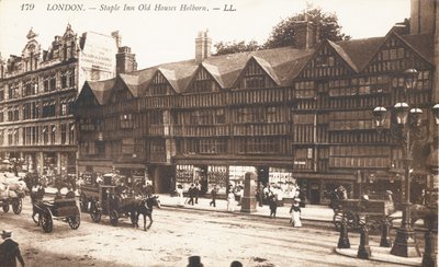 Staple Inn Vecchie Case a Holborn da English Photographer