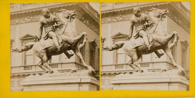 Statua del Generale Sir James Outram, per Calcutta, ora in Waterloo Place, di J H Foley, RA da English Photographer