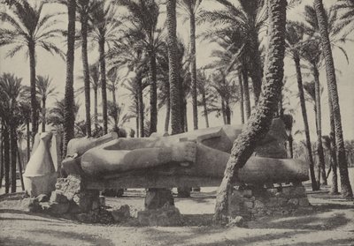 Statua di Ramesse II, giacente nella città che Geremia disse sarebbe stata senza abitanti da English Photographer
