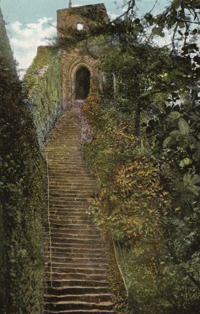Scale per il Mastio, Castello di Carisbrooke da English Photographer