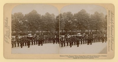 Stampa stereografica del Giubileo di Diamante della Regina Vittoria da English Photographer