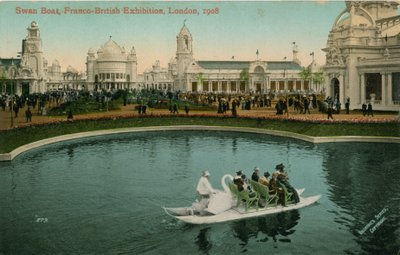 Barca Cigno, Esposizione Franco-Britannica, Londra, 1908 da English Photographer