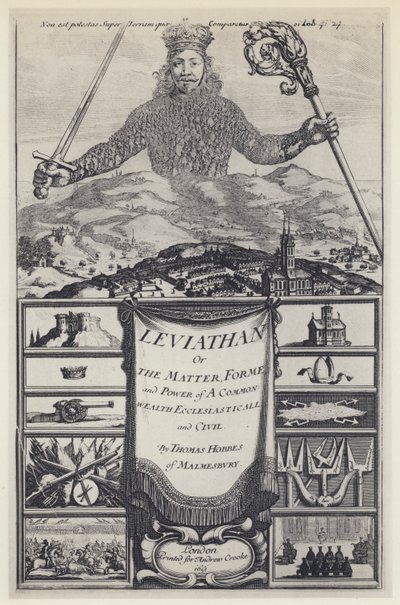 T Hobbes, Leviatano, A Crooke 1651 da English Photographer