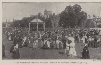 I giardini di Alexandra, Windsor, inaugurati dalla principessa Christian, 15 luglio da English Photographer