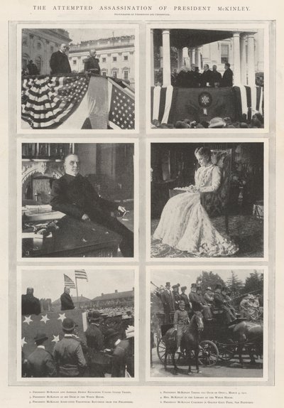Il tentato assassinio del presidente McKinley da English Photographer