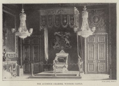 La sala delle udienze, Castello di Windsor da English Photographer