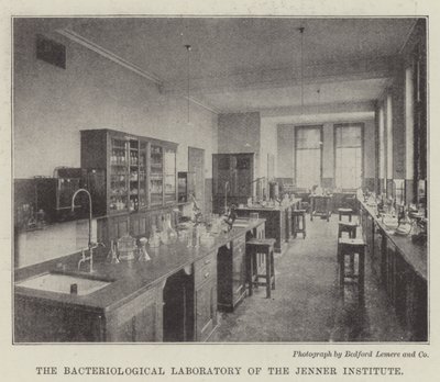 Il laboratorio batteriologico dell