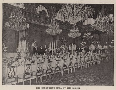La sala dei banchetti all