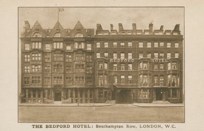 The Bedford Hotel, Southampton Row, Londra da English Photographer