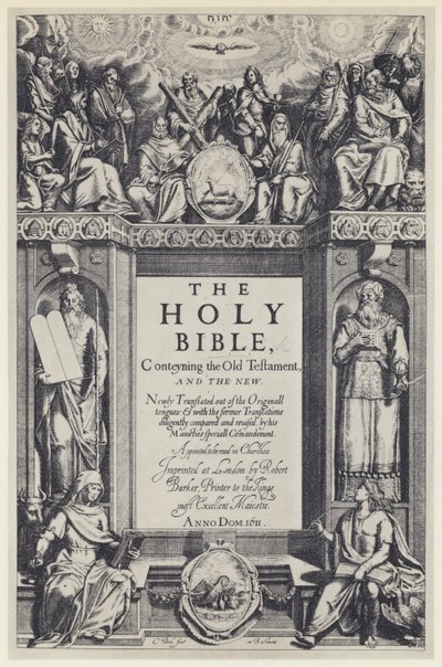 La Bibbia, R Barker 1611 da English Photographer