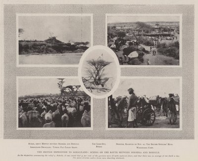 La spedizione britannica in Somaliland, scena sulla rotta tra Berbera e Bohotle da English Photographer