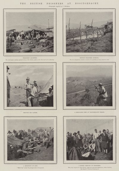 I prigionieri britannici a Nooitgedacht da English Photographer