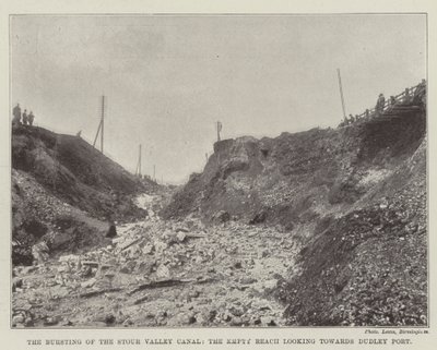 La rottura del canale della Stour Valley, il tratto vuoto verso Dudley Port da English Photographer