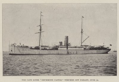 Il piroscafo Cape Liner Drummond Castle, naufragato al largo di Ushant, 16 giugno da English Photographer