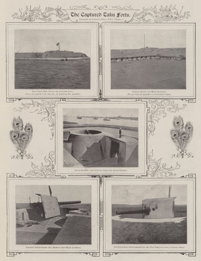 I forti catturati di Taku, 1900 da English Photographer