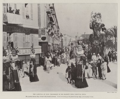 Il carnevale di Nizza, processione di Sua Maestà Re Carnevale XXVII da English Photographer