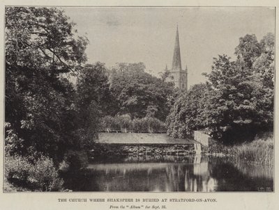 La Chiesa dove è sepolto Shakespeare a Stratford-on-Avon da English Photographer