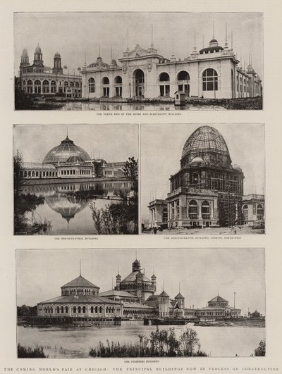 La prossima Fiera Mondiale a Chicago, i principali edifici in costruzione da English Photographer