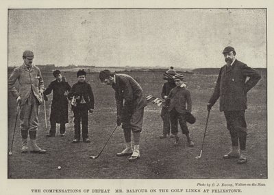 Le compensazioni della sconfitta, Mr Balfour sui campi da golf a Felixstowe da English Photographer