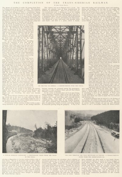 Il completamento della Ferrovia Transiberiana da English Photographer