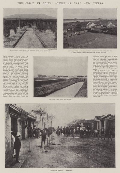 La crisi in Cina, scene a Taku e Pechino da English Photographer