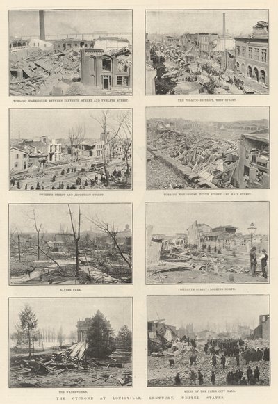 Il ciclone a Louisville, Kentucky, Stati Uniti da English Photographer