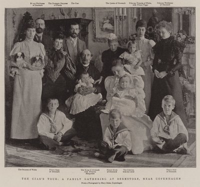 Il tour dello Zar, una riunione di famiglia a Bernstorf, vicino a Copenaghen da English Photographer