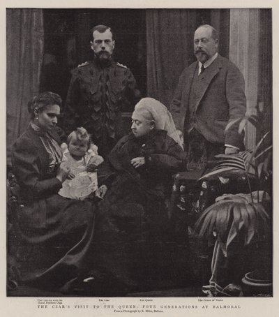La visita dello Zar alla Regina, quattro generazioni a Balmoral da English Photographer