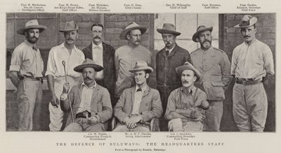 La difesa di Buluwayo, lo staff del quartier generale da English Photographer