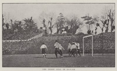 Il goal del Derby in pericolo da English Photographer