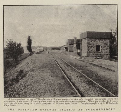 La stazione ferroviaria abbandonata a Burghersdorp da English Photographer
