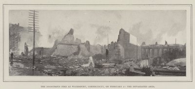 Il disastroso incendio a Waterbury, Connecticut, il 2 febbraio, l