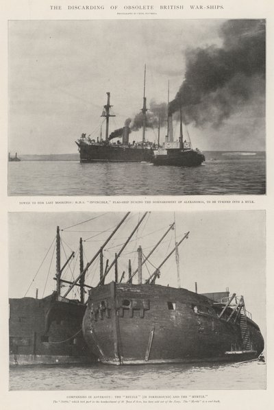 La dismissione delle obsolete navi da guerra britanniche da English Photographer
