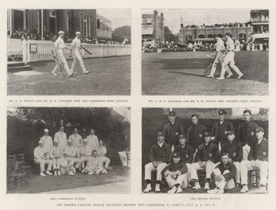 La partita di cricket tra Oxford e Cambridge a Lords, 4, 5 e 6 luglio da English Photographer
