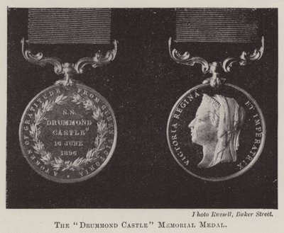 Medaglia commemorativa del castello di Drummond da English Photographer