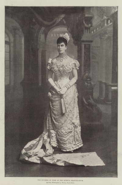 La duchessa di York alla sala delle udienze della regina da English Photographer
