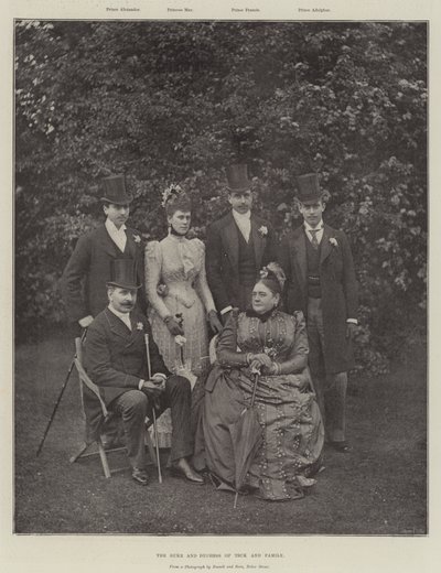 Il Duca e la Duchessa di Teck e Famiglia da English Photographer