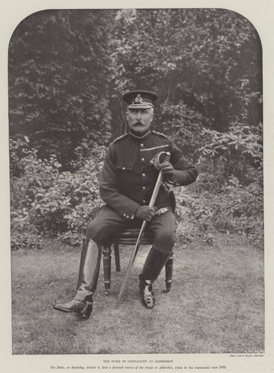 Il duca di Connaught ad Aldershot da English Photographer