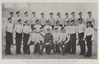 La visita del Duca di York in Australia, il distaccamento delle Guardie Reali Irlandesi da English Photographer