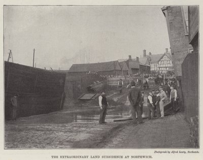 Il straordinario cedimento del terreno a Northwich da English Photographer