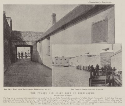 Il famoso vecchio Sally Port a Portsmouth da English Photographer