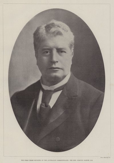 Il primo Primo Ministro del Commonwealth Australiano, l