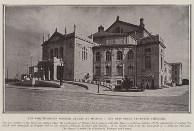 I prossimi cicli di Wagner a Monaco, il nuovo teatro Prinz Regenten da English Photographer