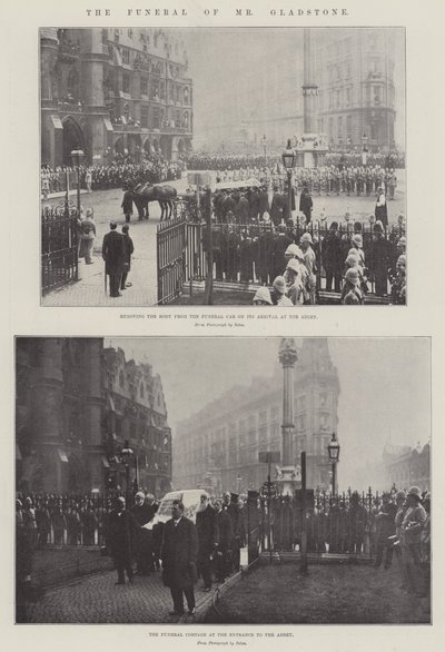 Il funerale di Mr Gladstone da English Photographer