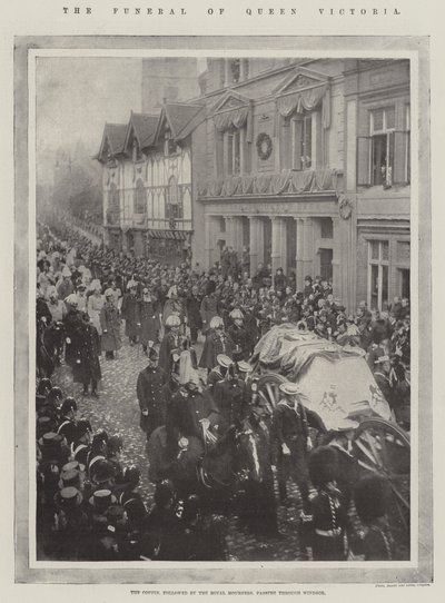 Il funerale della Regina Vittoria da English Photographer