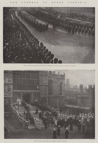 Il funerale della Regina Vittoria da English Photographer