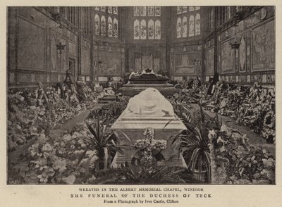Il funerale della Duchessa di Teck da English Photographer