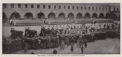 Il funerale del defunto principe Alfredo di Sassonia-Coburgo-Gotha da English Photographer
