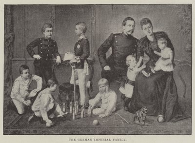 La famiglia imperiale tedesca da English Photographer